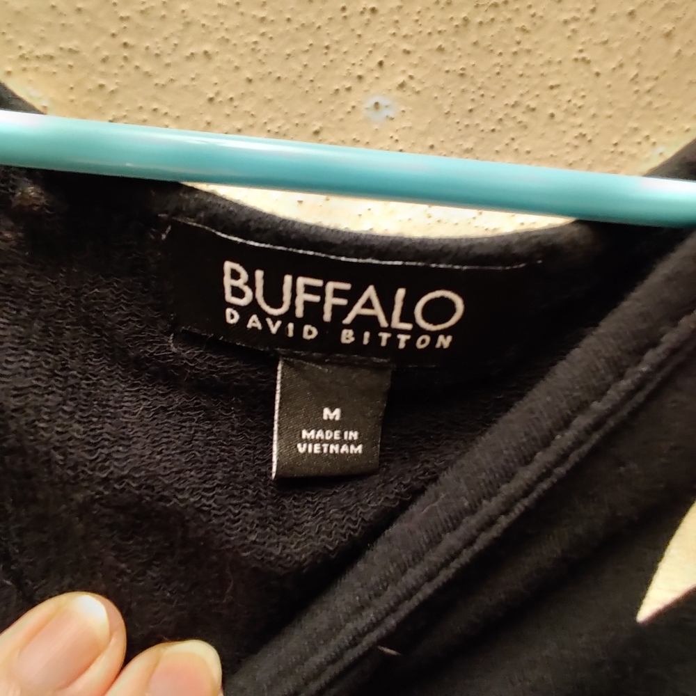 Buffalo David Bitton Black Star Print Women's Top - Picture 3 of 7